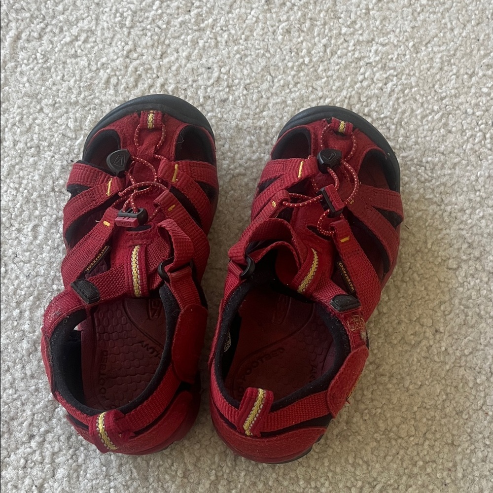 Keen Kids Red Closed-Toe Sport Sandals